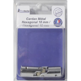 Cardan manivelle volet roulant universel acier Chrome
