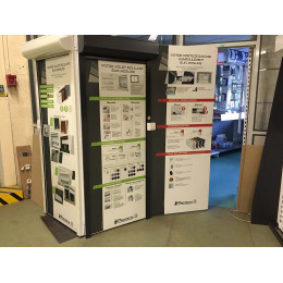 Présentoir volet sur-mesure 3 faces