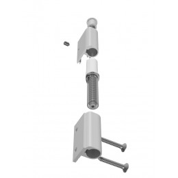 Charnières en aluminium blanc