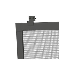 Equerre de montage pour cadre fixe anthracite