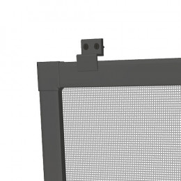 Equerre de montage pour cadre fixe anthracite