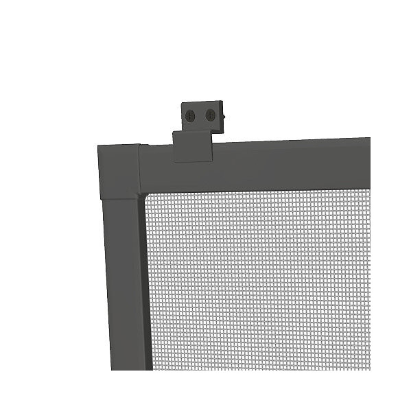 Equerre de montage pour cadre fixe anthracite