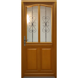 Porte d'entrée citron 215x90cm droite