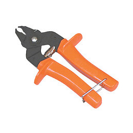 Pince agrafeuse grillage noir/orange