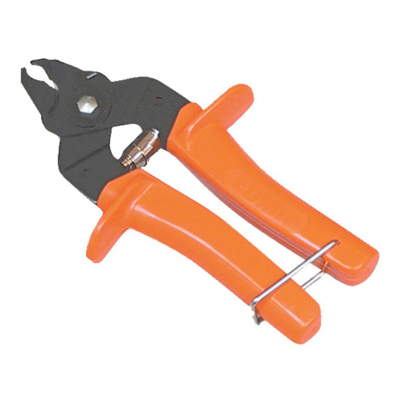 Pince agrafeuse grillage noir/orange