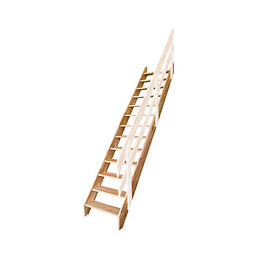 Escalier droit Alsace en hêtre 280x70cm