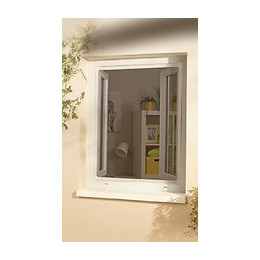 Moustiquaire toile bande velcro Rouleau 250x135cm Gris