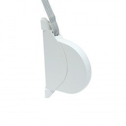 Enrouleur Blanc sangle 5000x15mm