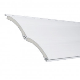 Lame aluminium Blanc 1.5m pour volet roulant - Lot de 4