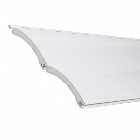 Lame aluminium Blanc 1.5m pour volet roulant - Lot de 4