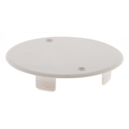 Couvercle pour boîte de diamètre 80mm livré avec 2 vis