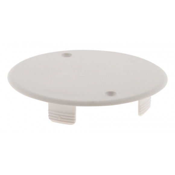Couvercle pour boîte de diamètre 80mm livré avec 2 vis