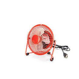 Mini ventilateur de table rouge