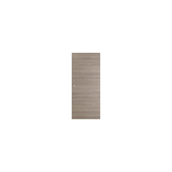 Porte coulissante ELIS Décor Bois structuré Gris Taupe 204x93