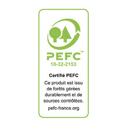 Porte coulissante VITRAL Blanc 204x73