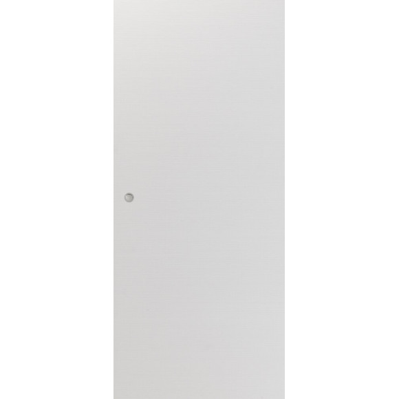 Porte coulissante ELIS Décor Bois structuré Blanc Structuré 204x83