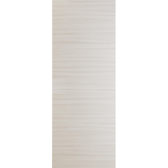 Porte coulissante ELIS Décor Bois structuré Blanc Sabayon 204x73