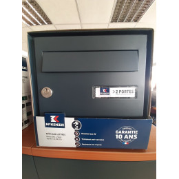 BOITE A LETTRE 1P GRIS 7016