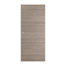 Porte coulissante ELIS Décor Bois structuré Gris Taupe 204x83