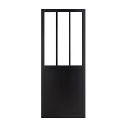 Porte coulissante VITRAL Noir 204x73