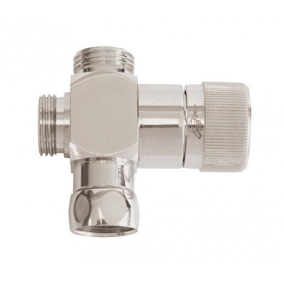 Inverseur laiton combidouche chromé