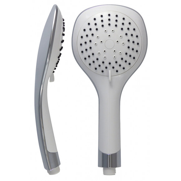 Douchette MILK chromé-blanc 3 jets