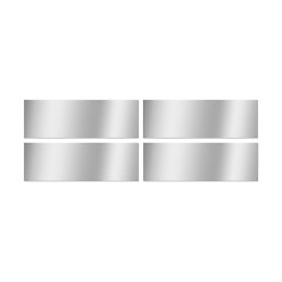 PAQUET DE 4 MIROIRS RECTANGLE 15X45 CM