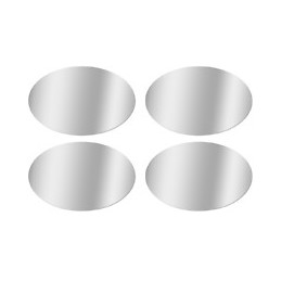 SET 4 MIROIRS OVALES 20X13
