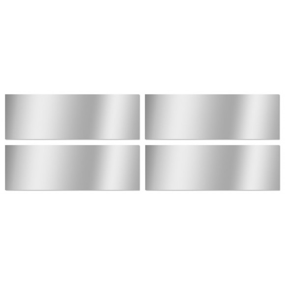 PAQUET DE 4 MIROIRS RECTANGLE 15X45 CM