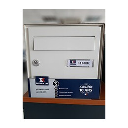 BOITE AUX LETTRES MACKENZIE  2DF TON PIERRE RAL 1013