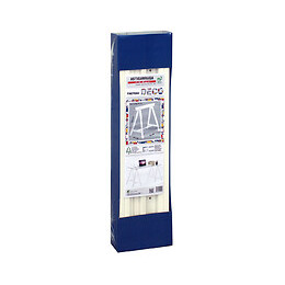 Tréteau déco blanc en pin massif 72x70x41cm