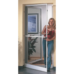 Porte battante moustiquaire blanc 100x210cm