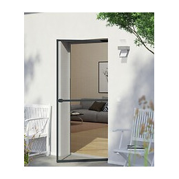 Porte battante alu anthracite 100x210cm