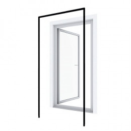 Huisserie porte battante anthracite 125x245cm