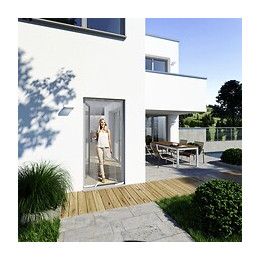 Rideau de porte basic blanc 100x220cm