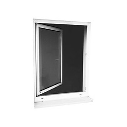Kit cadre fenêtre alu blanc 140x150cm