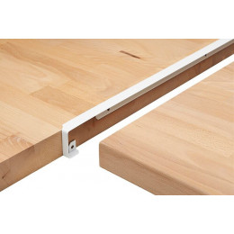 Profil alu jonction angle rayon 3-5 Ep.38xL.670mm blanc