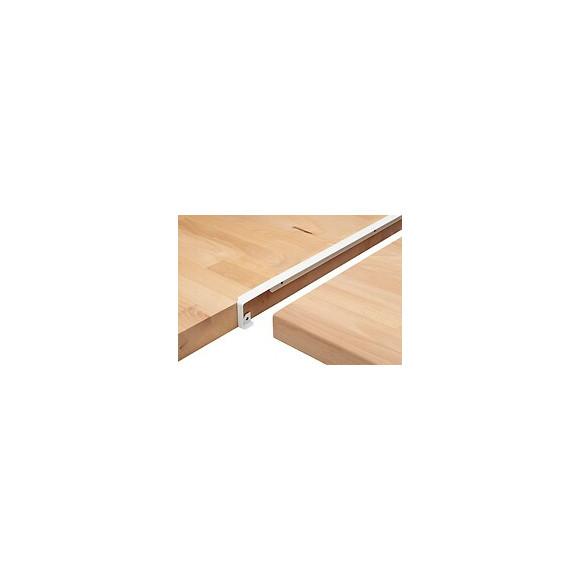 Profil alu jonction angle rayon 3-5 Ep.38xL.670mm blanc