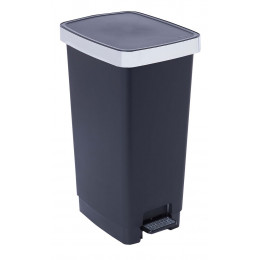 Poubelle à pédale 40L déco RING BIN
