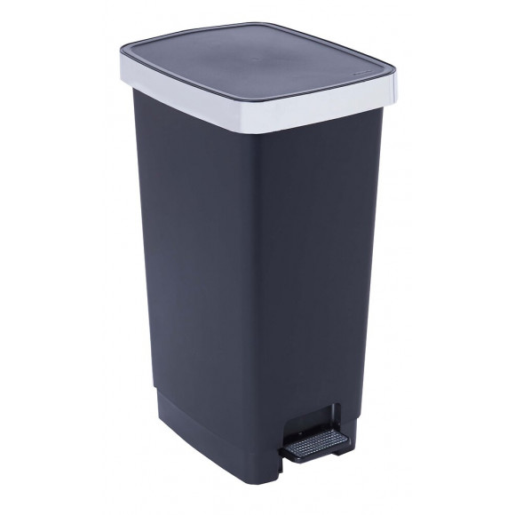 Poubelle à pédale 40L déco RING BIN