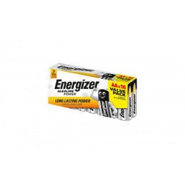 Piles Alcalines Energizer Power AA/LR6, pack de 16