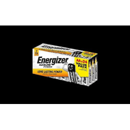 Piles Alcalines Energizer Power AA/LR6, pack de 24 Value Box