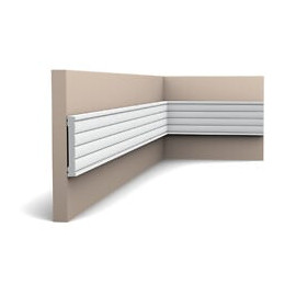 Cimaise Simple Et Plate Ornée D'un Design Linéaire P5020