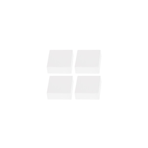 FIXATIONS MIROIR CAREES BLANCHES