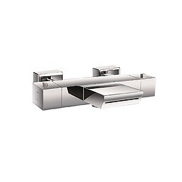 Encarre mitigeur bain-douche thermostatique chromé