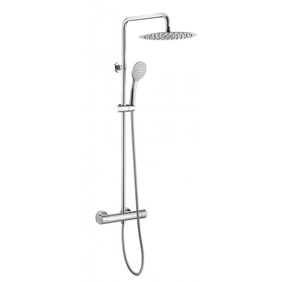 Allure colonne de douche chromée avec thermostatique