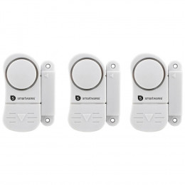 3 mini alarmes de détection d'ouverture de porte et fenêtre