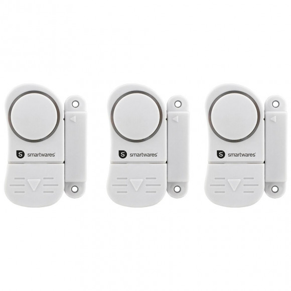 3 mini alarmes de détection d'ouverture de porte et fenêtre