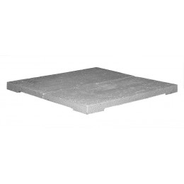 Couvercle béton P/Abri Kit 80x80 2 éléments