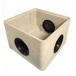 Boite branchement béton Bbo 30 avec 3 opercules